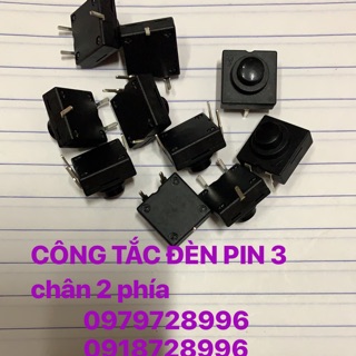 Công tắc đèn pin 3 chân 2 phía combo 10 cái