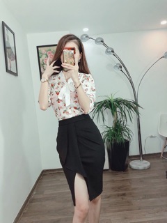 Sơ mi cổ nơ