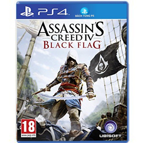 [Mã SKAMCLU9 giảm 10% đơn 100K] Đĩa Gmae PS4: Assassin's Creed 4: Black Flag