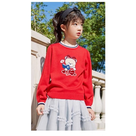 Áo len Teenie hoạ tiết gấu