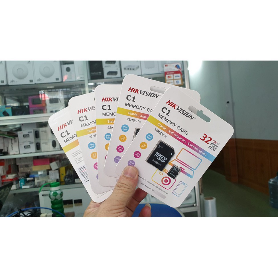 Thẻ Nhớ 32G 64G 128G HIKVISION 92mb/s Chất Lượng Cao - Chính Hãng - BẢO HÀNH 36 THÁNG