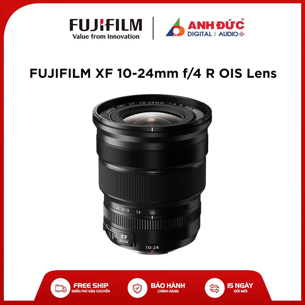 Fujinon XF 10-24mm F4 R OIS WR (Chính hãng) - Bảo hành 18 tháng toàn quốc.