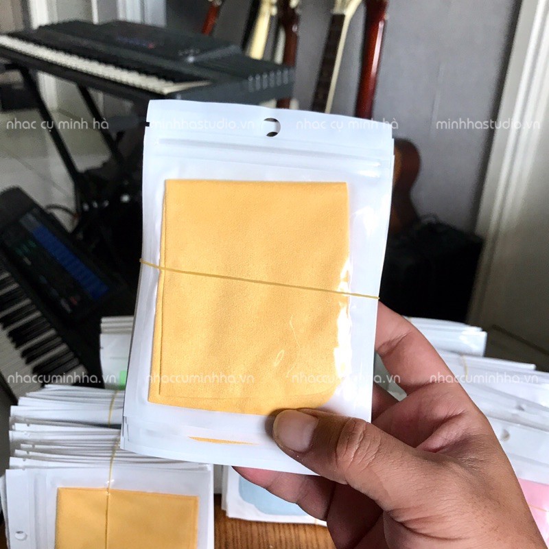 Khăn lau nhạc cụ, khăn lau đàn guitar, ukulele, đàn tranh và nhiều nhạc cụ khác