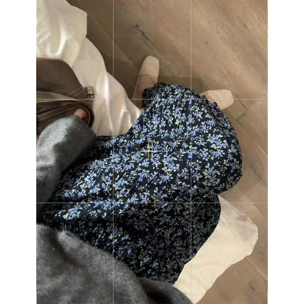 Chân Váy Hoa Dáng Dài Phong Cách Retro Thời Trang Nữ 61837