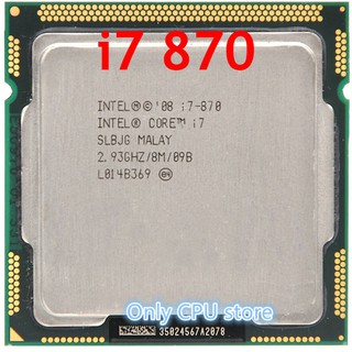 CPU Intel Core I7-870 Socket 1156
