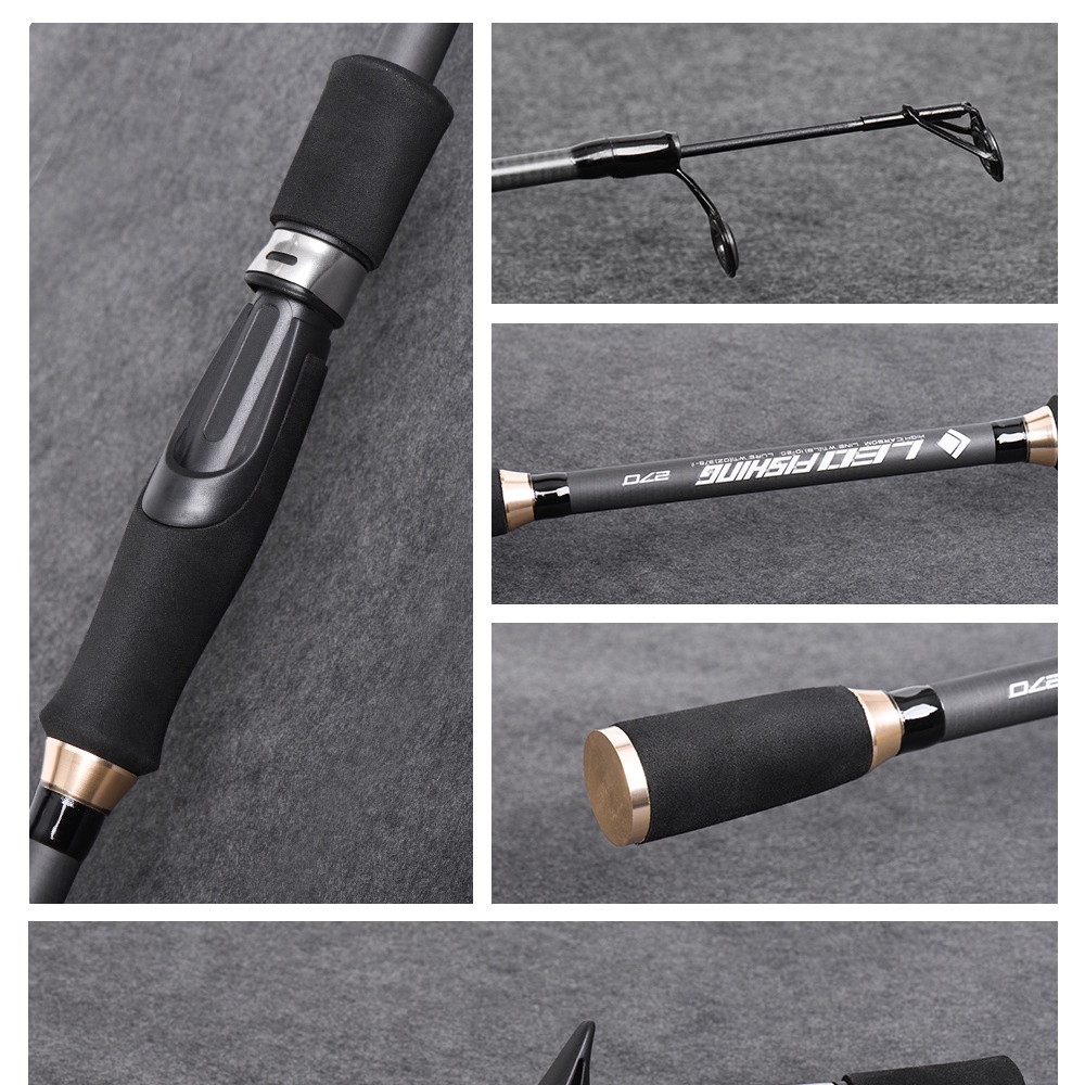 Cần Câu Lure Rút Gọn LEO Fishing Chuyên Đồ Câu Lure _Cần Câu Cá Lóc