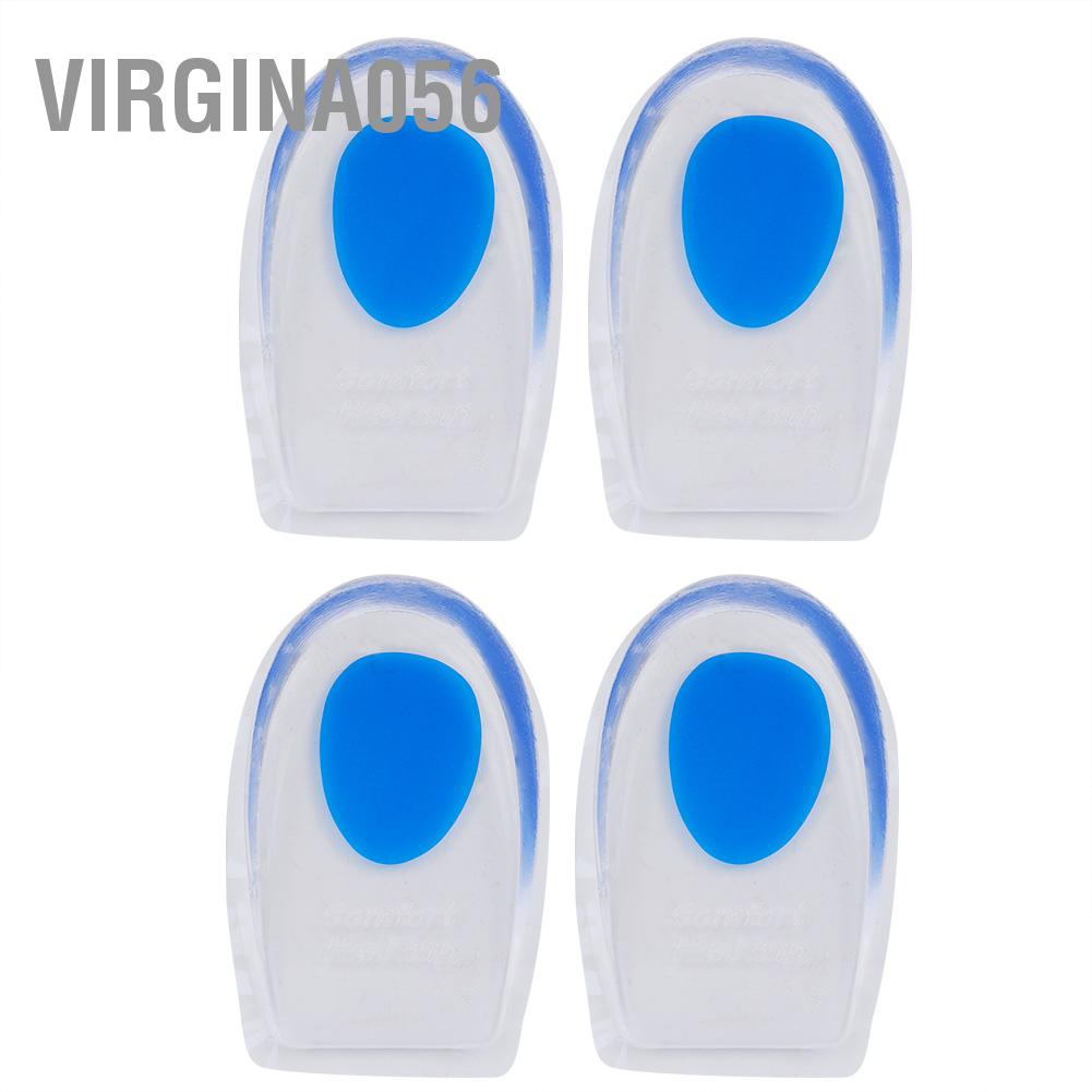 Virgina056 2 Pairs Height Increase Insoles Invisible Lift Shoes Insert for Men &amp; Women