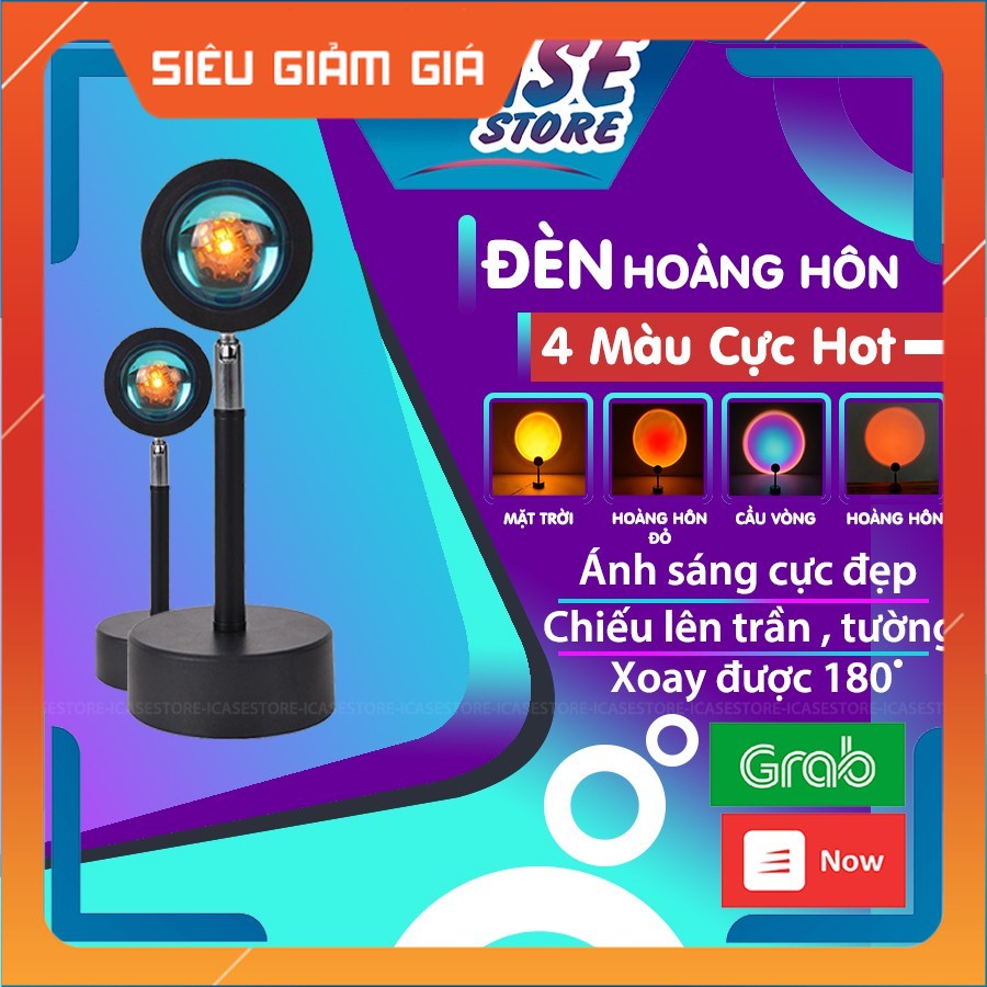 Đèn Led Trợ Sáng Livesteam 4 Màu Tiktok Hoàng Hôn, Cầu Vồng, Mặt Trời |Phutuan2410