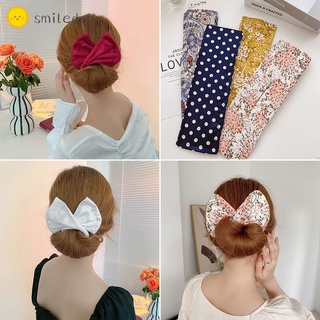 Kẹp Tóc Đính Nơ In Họa Tiết Lãng Mạn Cho Nữ