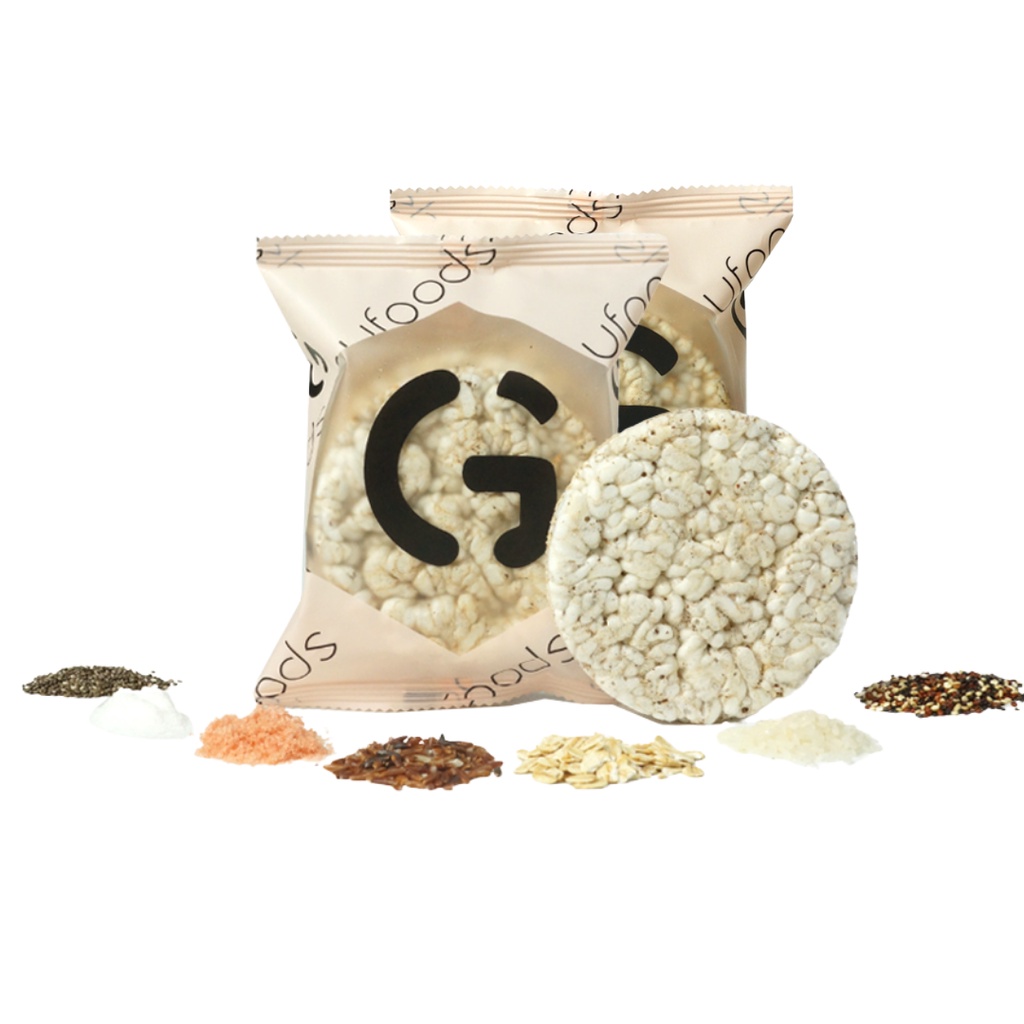 Combo 2 Bánh gạo lứt superfoods GUfoods (510g / 35g) - Ăn kiêng, Thực dưỡng, Eat clean