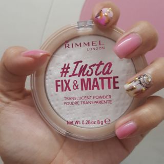 Phấn Rimmel Insta fix&matte translucent powder