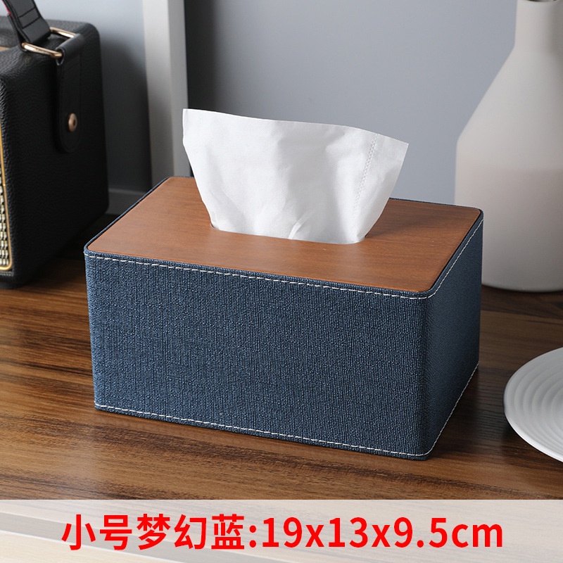 Hộp Đựng Khăn Giấy Có Nắp Gỗ Thiết Kế Đơn Giản Phong Cách Bắc Âu Cao Cấp
