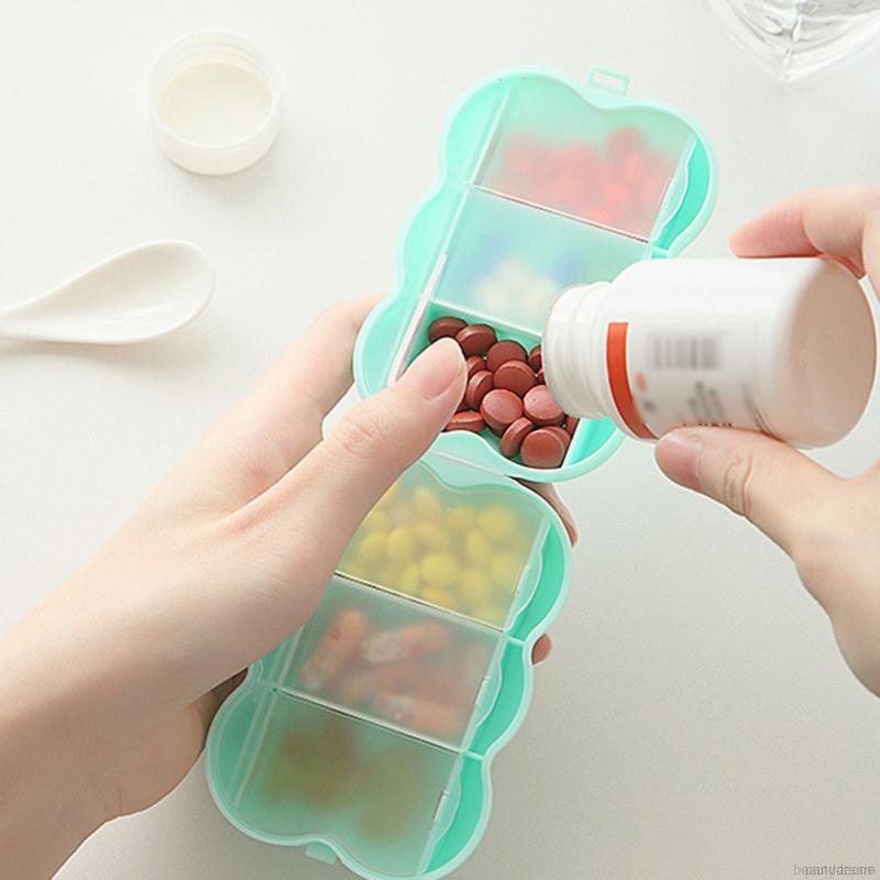 Hộp đựng thuốc chia 6 ngăn thiết kế tiện dụng chất lượng cao