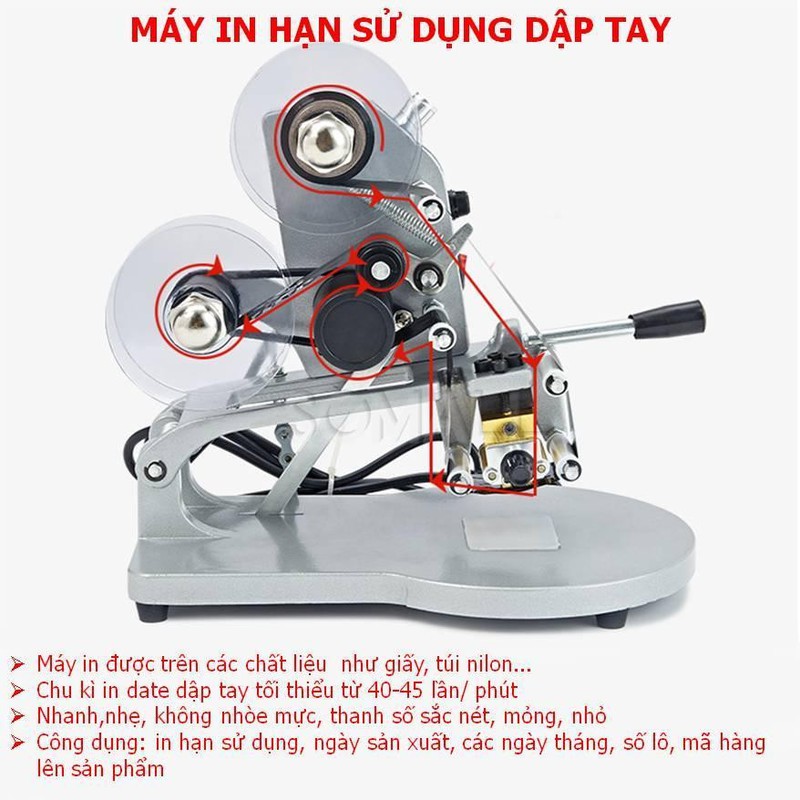 Máy In Hạn Sử Dụng - Máy In Date DY-8 + Tặng Kèm 1 Cuộn Mực | BigBuy360 - bigbuy360.vn