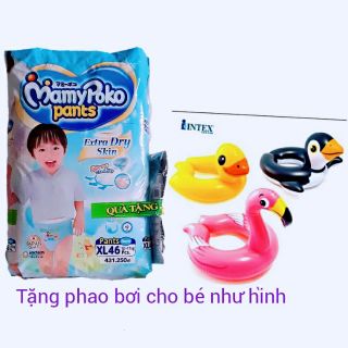 (TẶNG PHAO BƠI CHO BÉ 3-5 TUỔI) TÃ QUẦN MAMYPOKO XL46-XXL38 BÉ TRAI ,BÉ GÁI