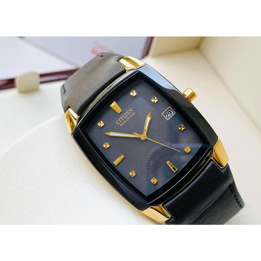 Đồng hồ Nam Citizen Eco Drive Dây Da BM6574-09E