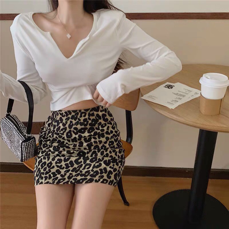 áo kiểu tay dài thun bozip cổ khoét v xinh ảnh thật nehs