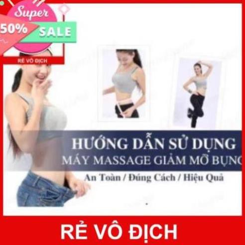 Đai massage giảm mỡ bụng HCR-X6, loại không dây dùng pin sạc - phiên bản mới 2020