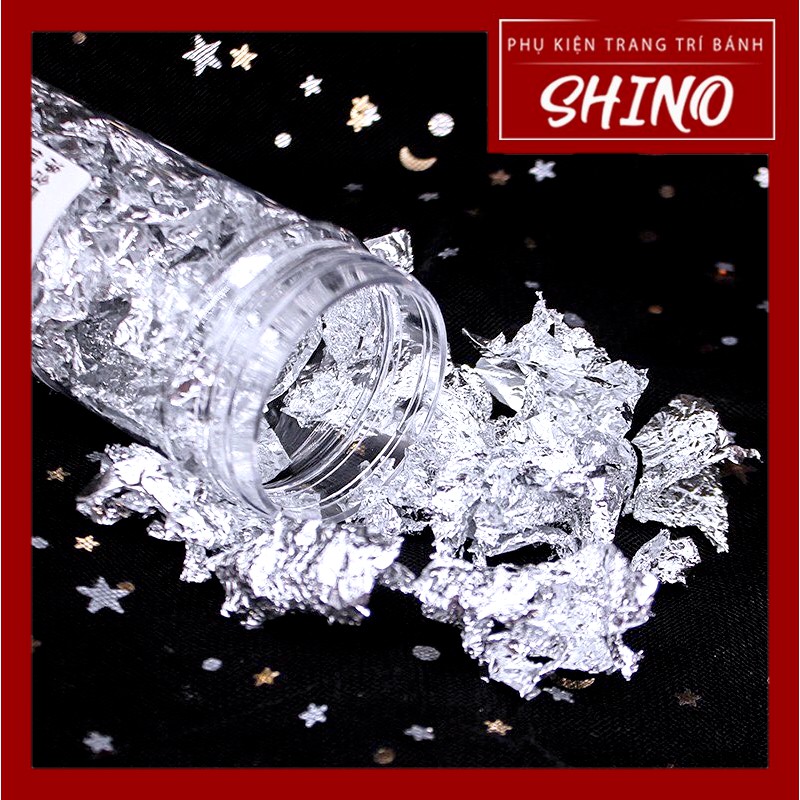Bạc lá trang trí bánh sinh nhật (hộp 2 gram)