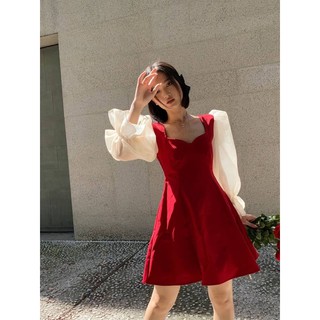 [W Concept] Váy đỏ nữ - HEBE DRESS