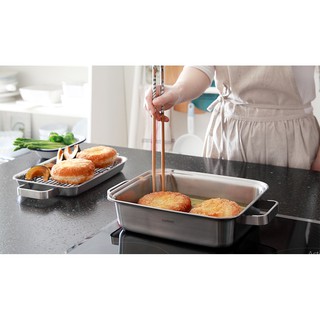 BỘ 2 CHẢO CHỮ NHẬT 22.9CM VÀ VỈ COOKEVER
