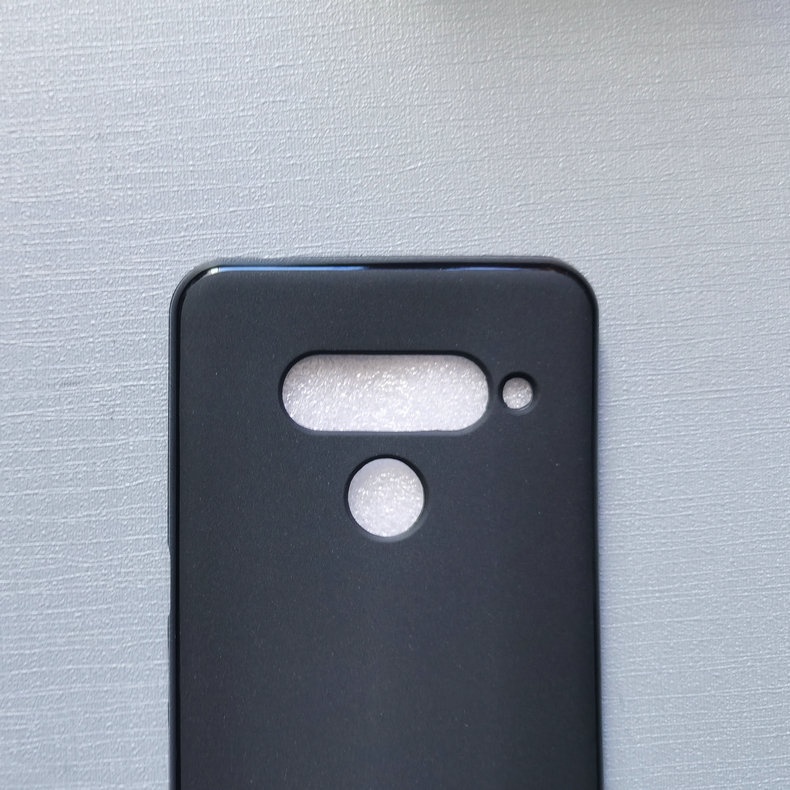 [Loại Tốt] Ốp lưng LG V50 Dẻo Đen Nhám Mịn