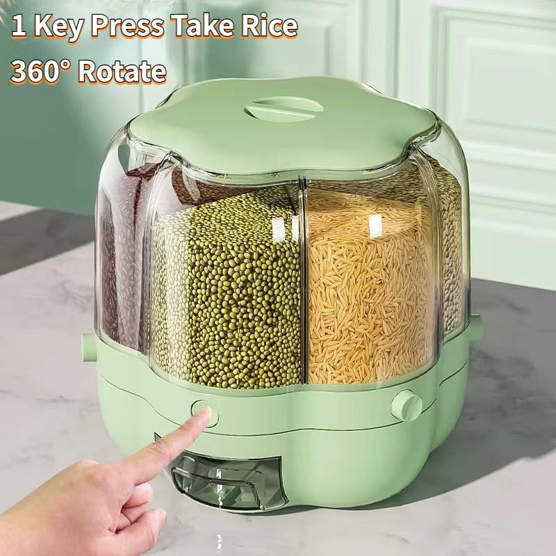 Hộp Đựng Gạo Dung Tích 13kg Thiết Kế Dày Dặn Tiện Lợi Dễ Dùng