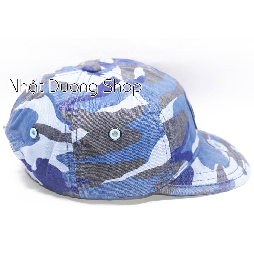 Nón kết mỏ mềm trẻ em từ 1-3 tuổi logo 7  đóng SÒ TO ở kết và đóng 3 sò - Chất liệu vải Kaki xịn sò oát mềm, sang trọng