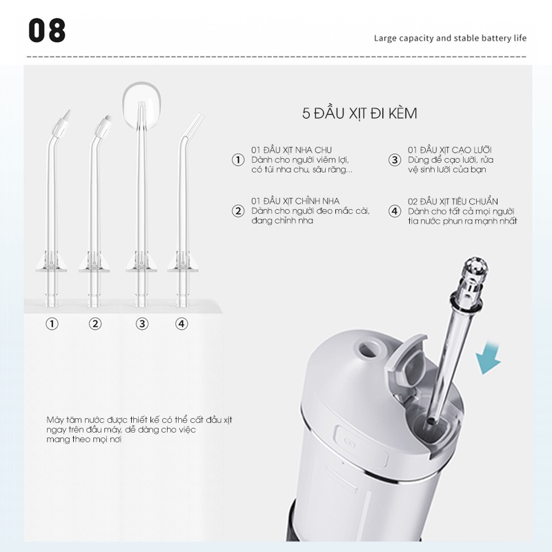 Máy tăm nước mini XY-3 Hangy phiên bản 2022