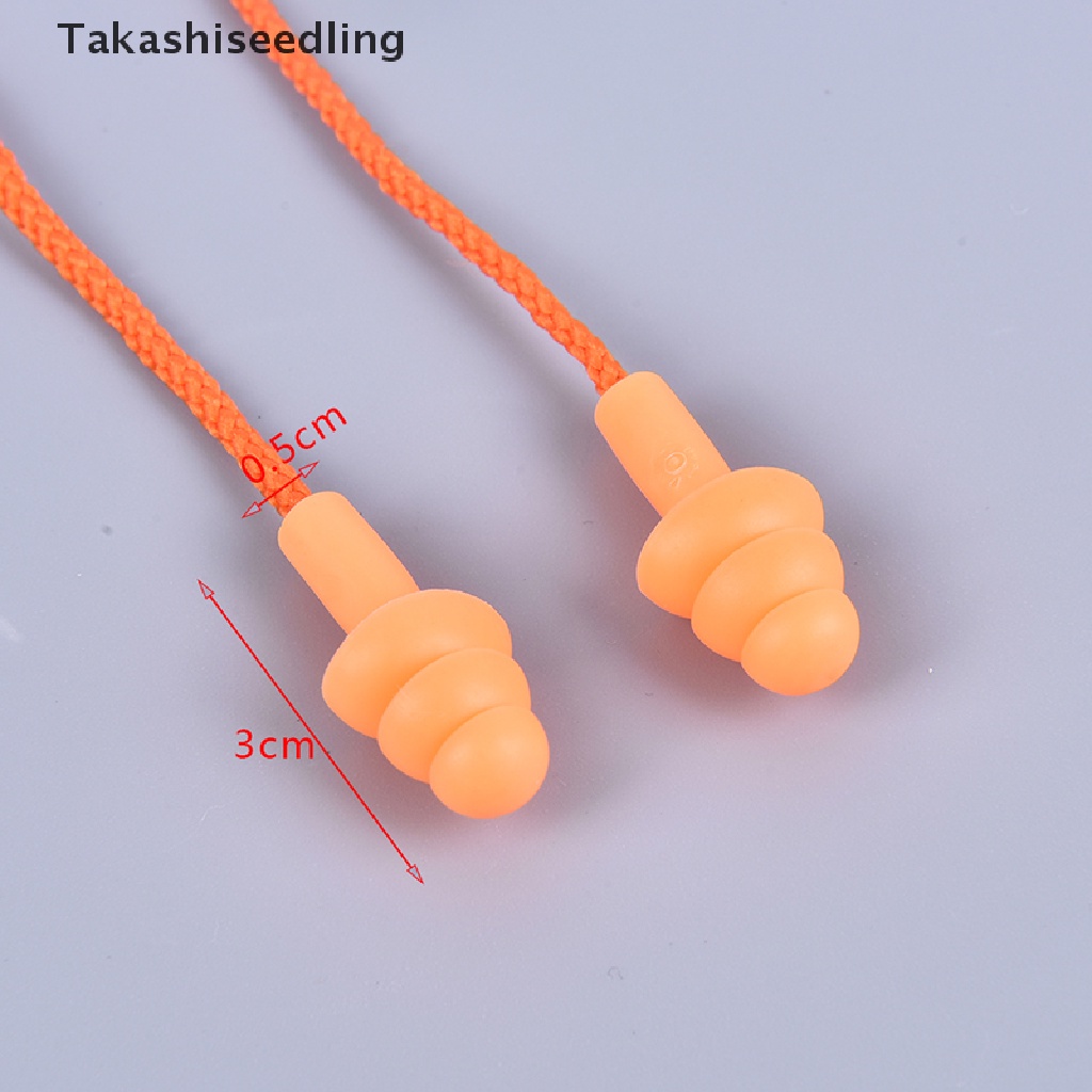 Nút bịt chống nước vào tai mũi bằng silicone kèm dây đeo tiện dụng