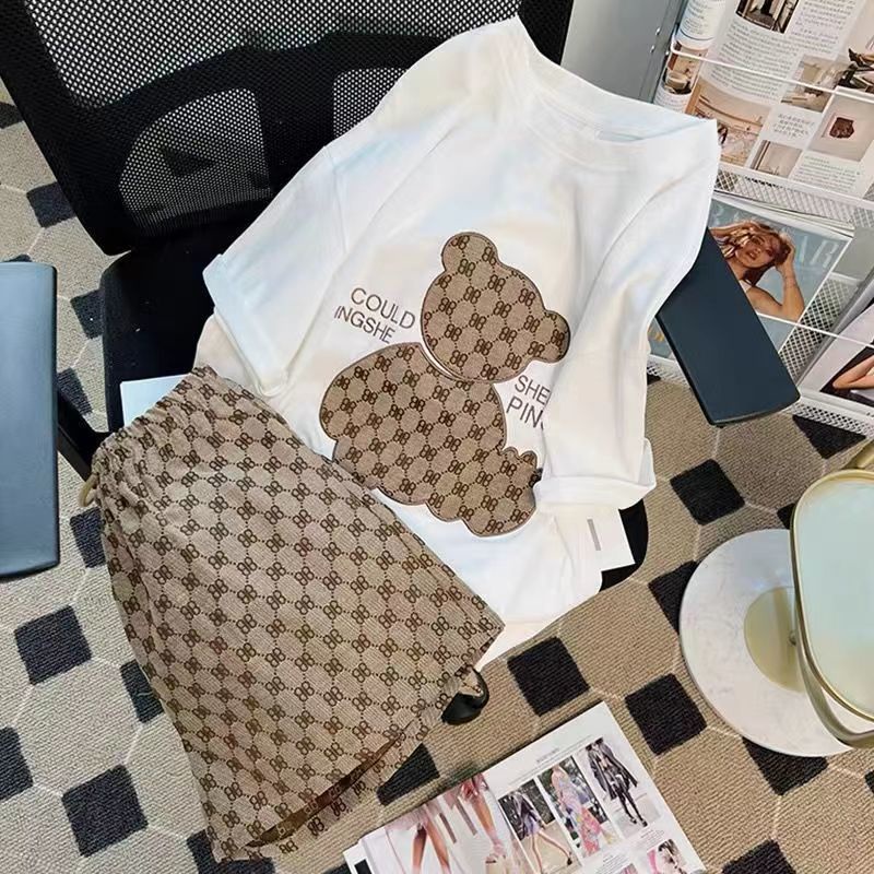 Bộ Đồ Ngủ Ngắn Tay Thời Trang Mùa Hè Giản Dị Dành Cho Nữ