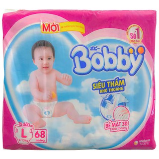 Tã Dán Bobby Size L68 (Cho bé 9-13 kg)