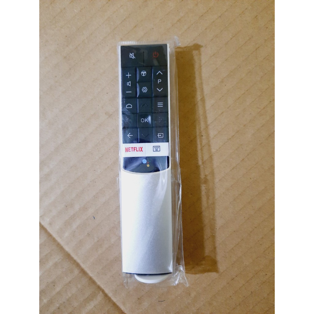 Remote Điều khiển tivi TCL giọng nói- Hàng mới chính hãng vỏ nhôm cao cấp 100% Tặng kèm Pin