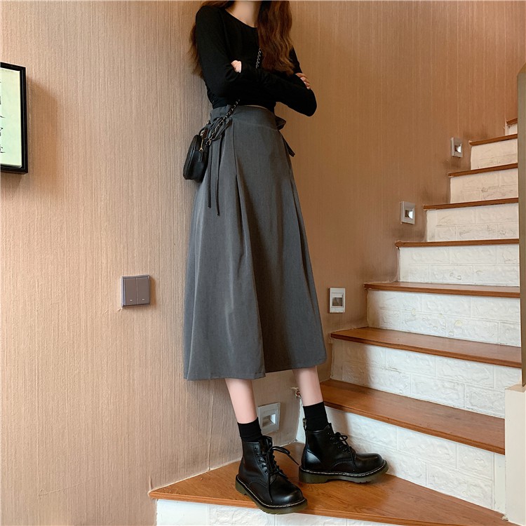 [SẴN] Chân váy dài Midi Ulzzang Quảng Châu VVD20 | BigBuy360 - bigbuy360.vn