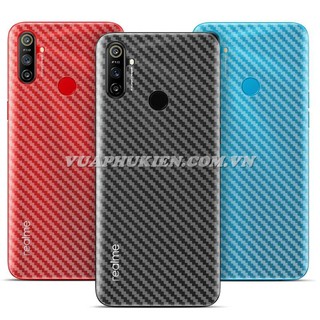 Tấm dán vân Carbon 3D mặt lưng cho Oppo Realme C3, Realme C3i, Realme C1, Neo 9 (A37), Neo 9s (A39)