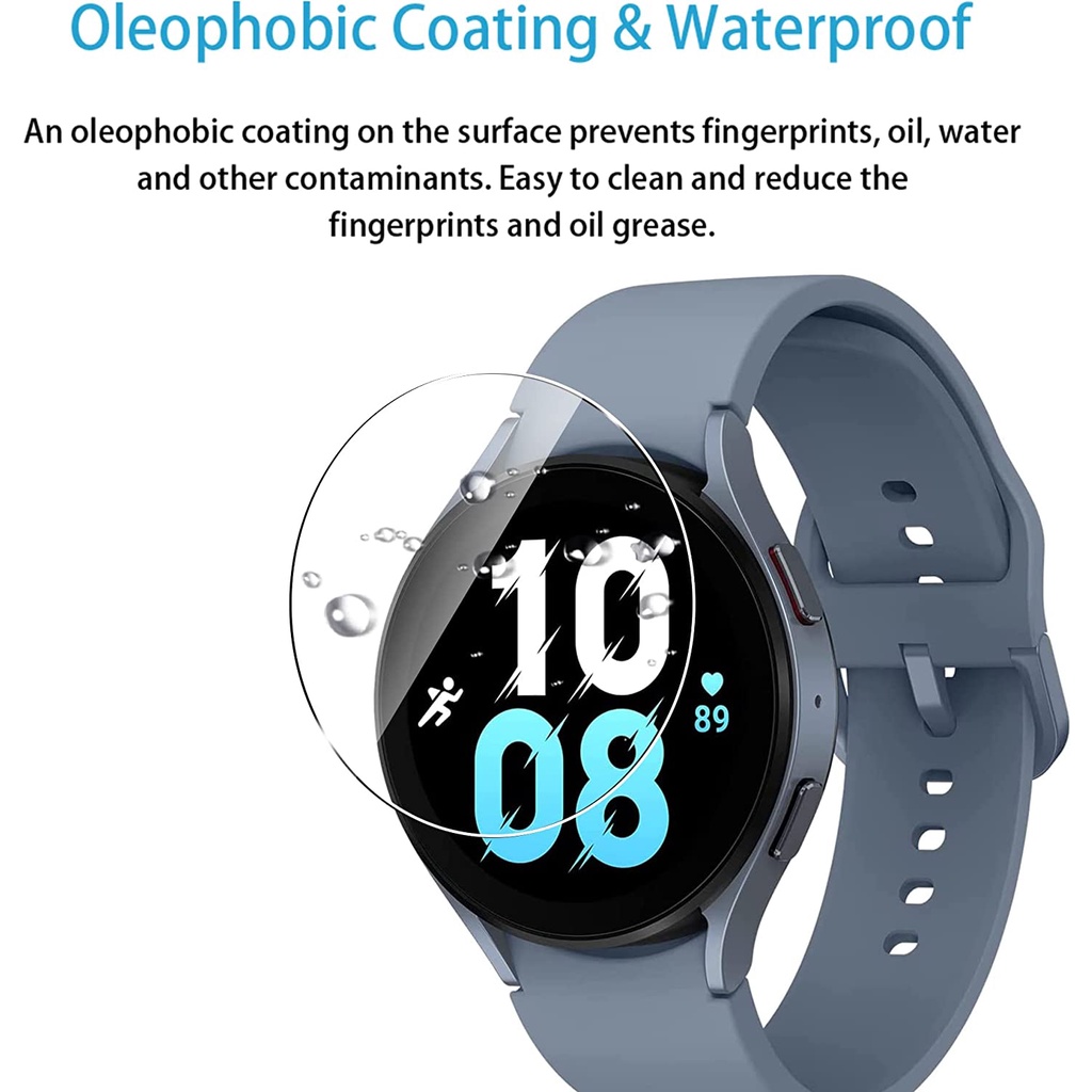 Kính Cường Lực 9H Trong Suốt Bảo Vệ Màn Hình Đồng Hồ Samsung Galaxy Watch 5 40MM 44mm
