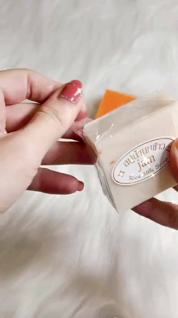 Xà phòng cám gạo Thái Lan Jam Rice Milk Soap giúp trắng da giảm thâm 65g | BigBuy360 - bigbuy360.vn