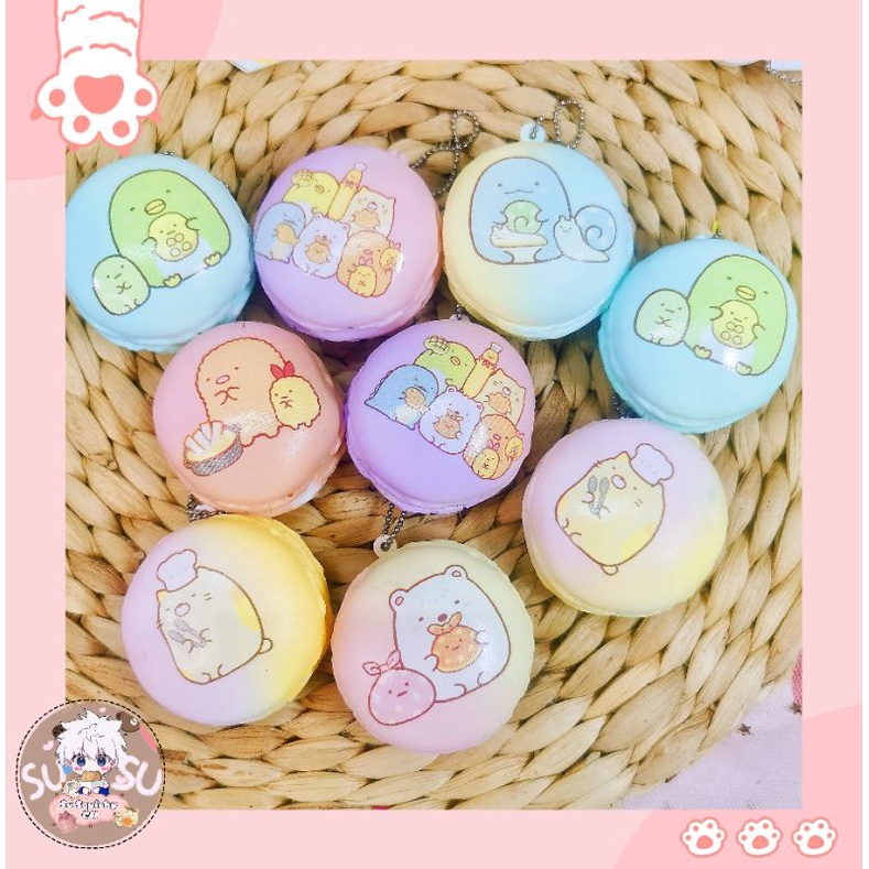 Đồ chơi Squishy bánh Macaron sumiko
