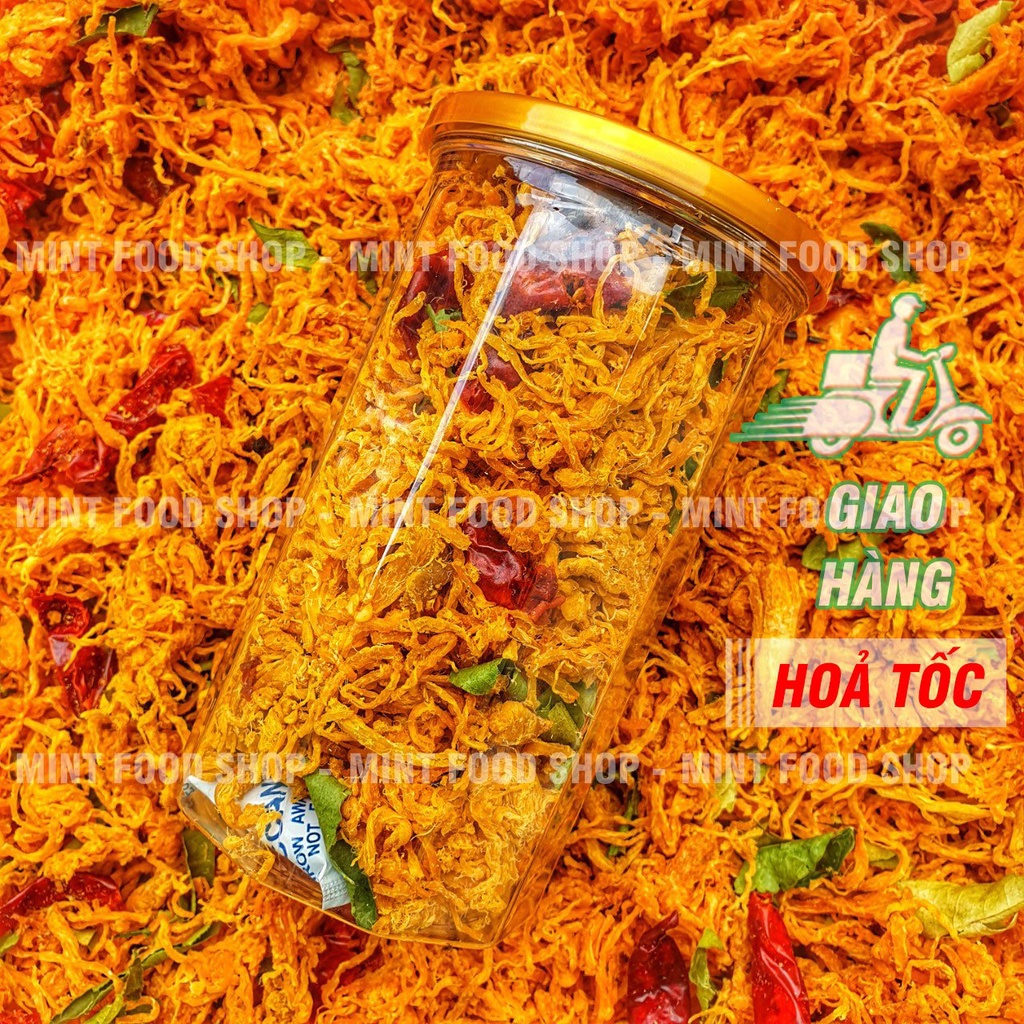 Khô Gà Lá Chanh Loại 1 Siêu Ngon 1kg 2 Hộp 500gr