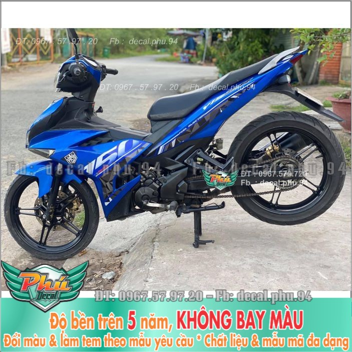 Tem rời Exciter 150 Xanh đen Gp (X) -1