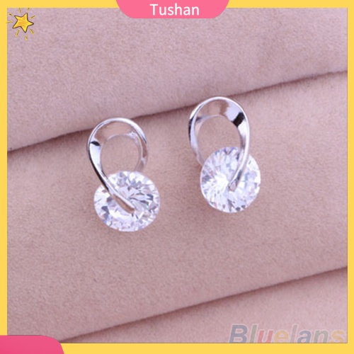 Đôi khuyên tai đính đá xinh xắn cho nữ