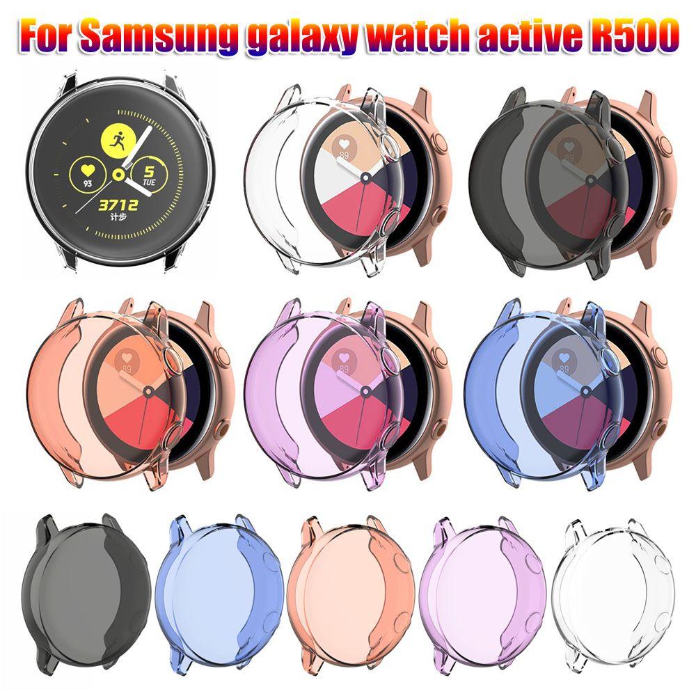MYRONGVN Ốp TPU Mềm Trong Suốt Bảo Vệ Màn Hình Đồng Hồ Samsung Galaxy Watch Active