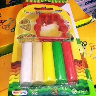 Sỉ 10 vĩ đất nặn 6 màu thái lan 500g.