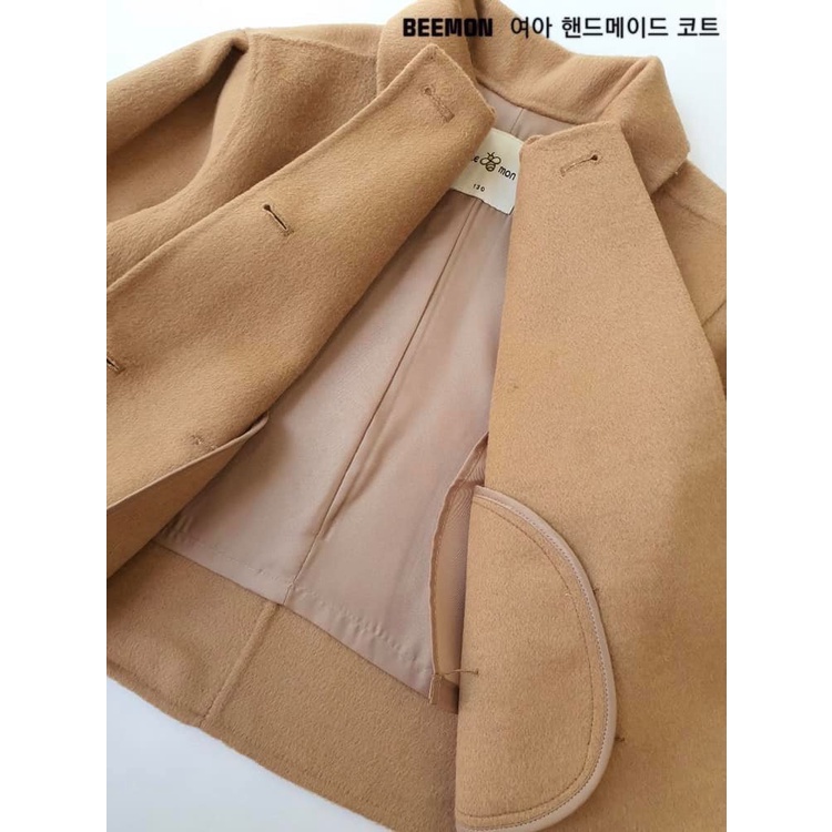 Áo dạ khâu tay cổ sen tay bồng