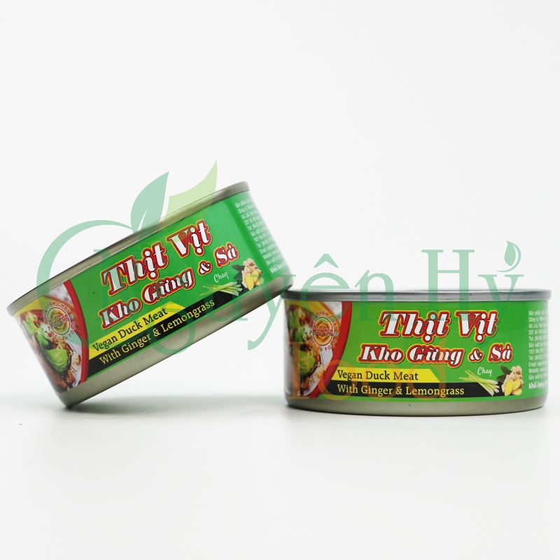 Thịt Vịt Kho Gừng Sả Chay Âu Lạc _ 150g (Đồ hộp chay Âu Lạc _ Thực phẩm chay)