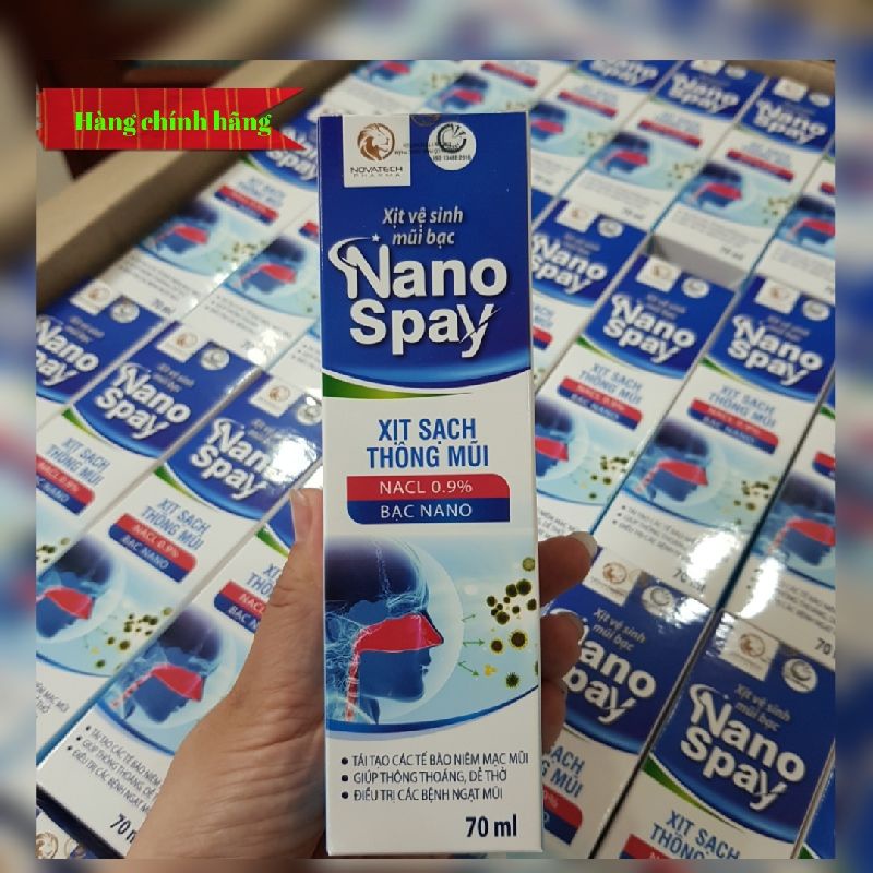 ✅Xịt sát khuẩn mũi họng người lớn