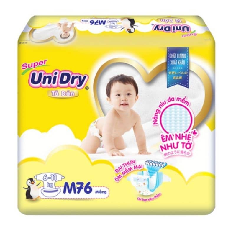 {Freeship}Tã quần/dán UniDry M74/ L68/ XL62/ XXL56 bịch đại