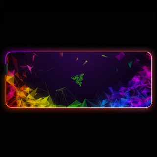 LÓT CHUỘT LED 7 MÀU CỠ LỚN 8OX3OCM HÌNH RAZER RGB