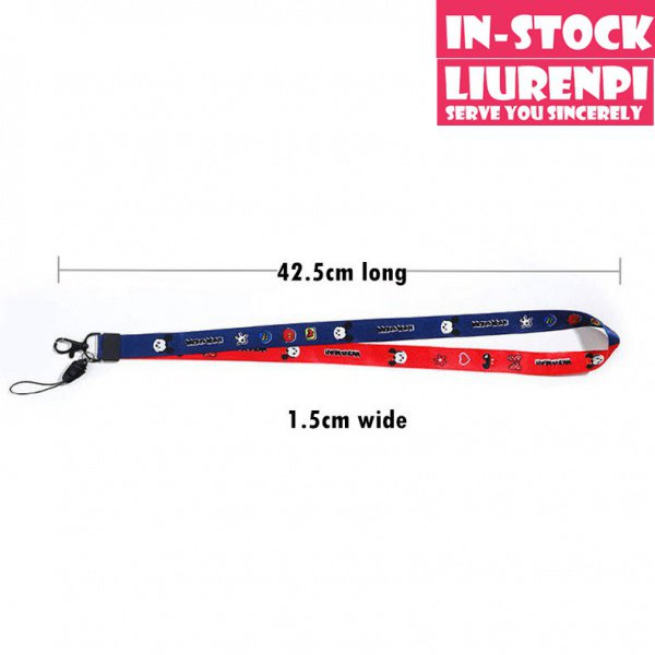 Dây đeo thẻ tên id có dây đeo cổ IN hình siêu anh hùng người nhện người sắt/người sắt/kỳ lân Hulk Raytheon The Avengers Mỹ