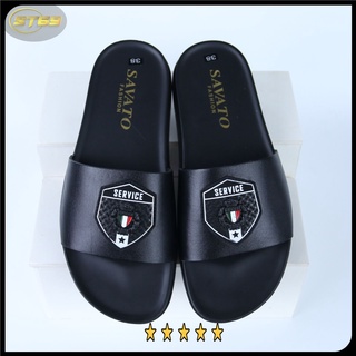 Dép Da nam quai ngang chất liệu da bò nguyên tấm đế cao su đúc siêu bền,dép nam thời trang trẻ chính hãng ST69